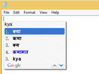 Hindi language